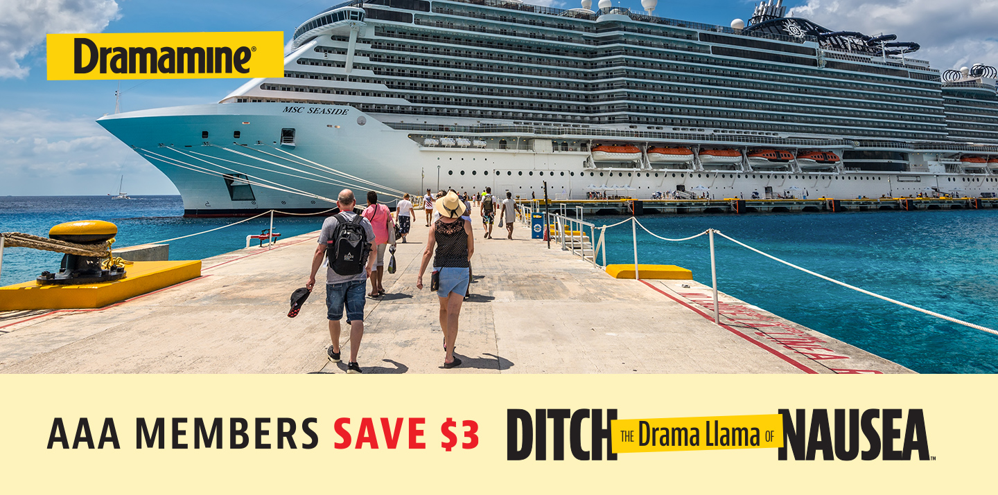 Dramamine AAA members save $3
